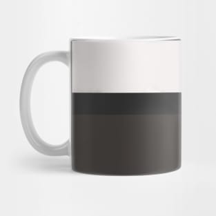 yellow gray and white square abstract art Mug